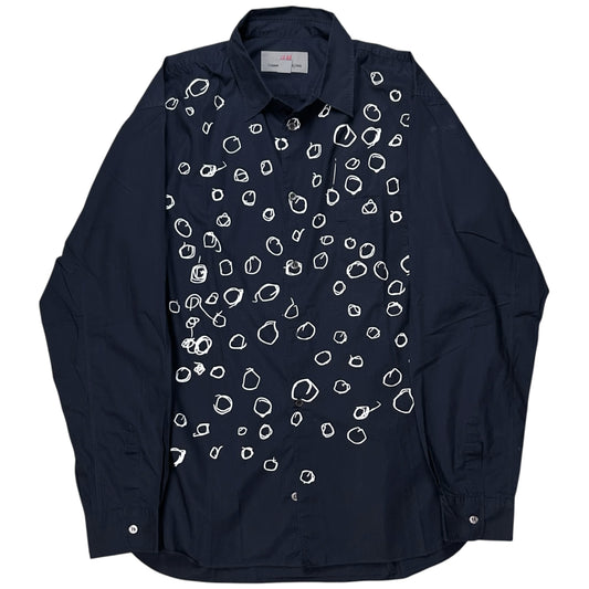 Comme des Garcons x H&M Scribble Polka Dot Shirt - AW08