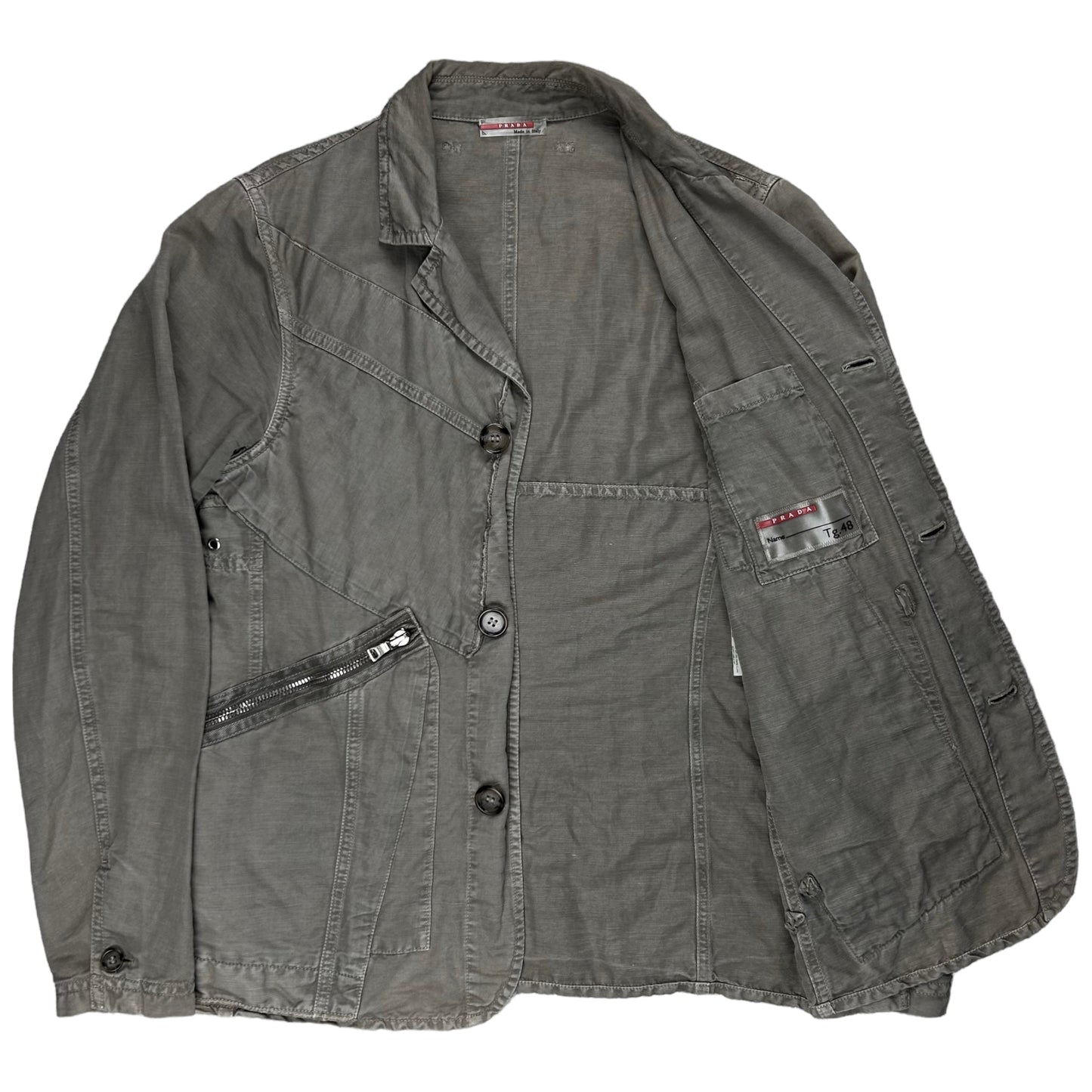 Prada Reconstructed Utility Chore Jacket