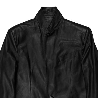 Ann Demeulemeester Leather Blazer