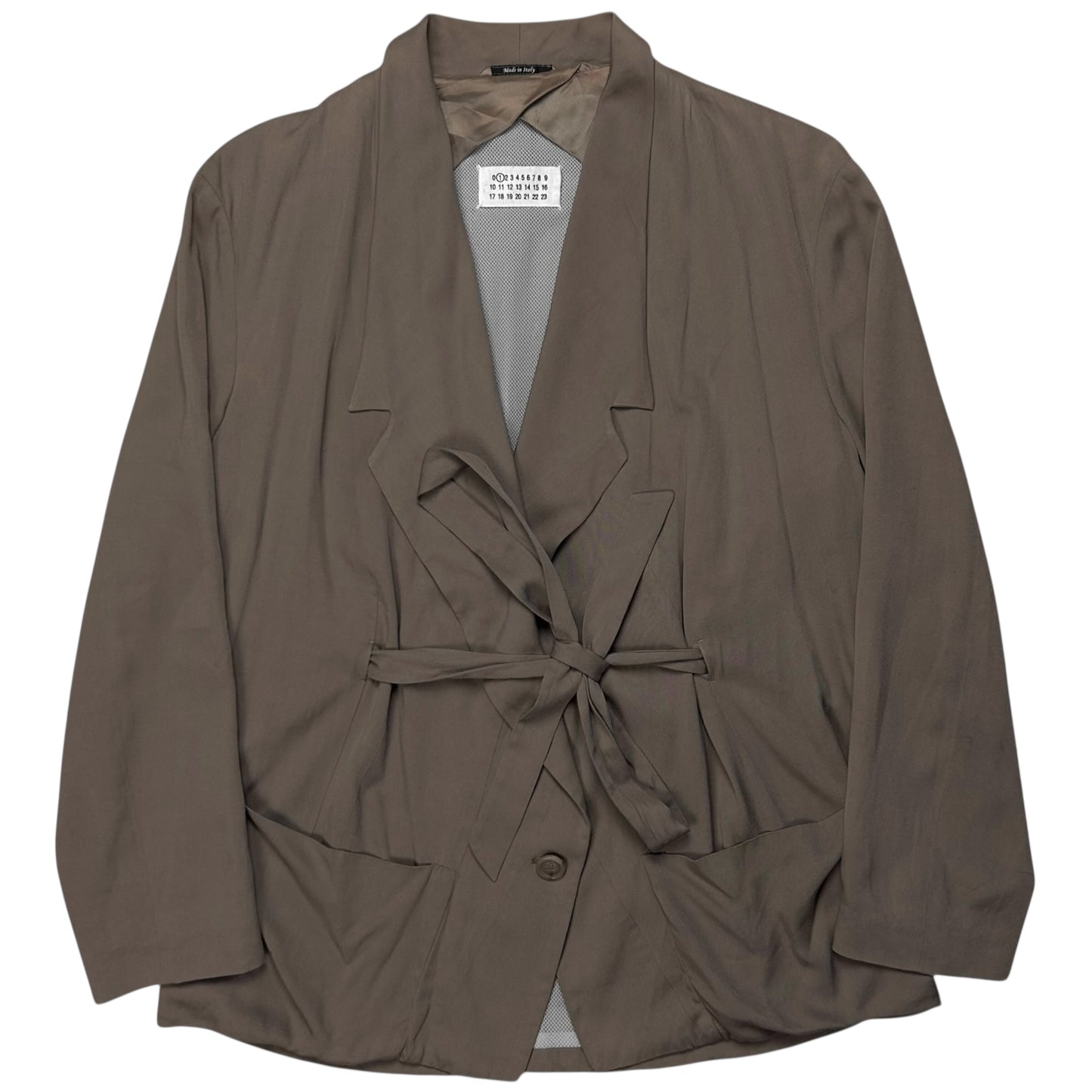 Maison Martin Margiela Belted Drape Blazer - SS15