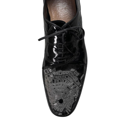 Dior Homme Lumiere Du Nord Shattered Glass Derbies - AW08