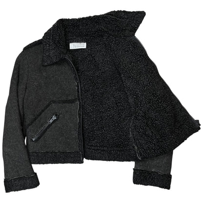 Maison Martin Margiela Sherpa Wool Bomber Jacket - AW08