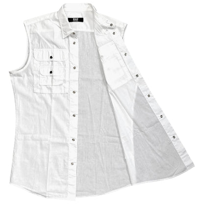 RAF by Raf Simons Sleeveless Cargo Shirt