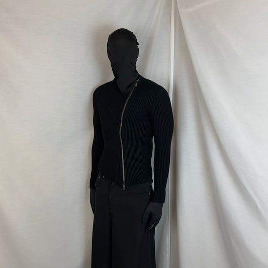 Jil Sander Asymmteric Zip Knit Sweater - 2010s