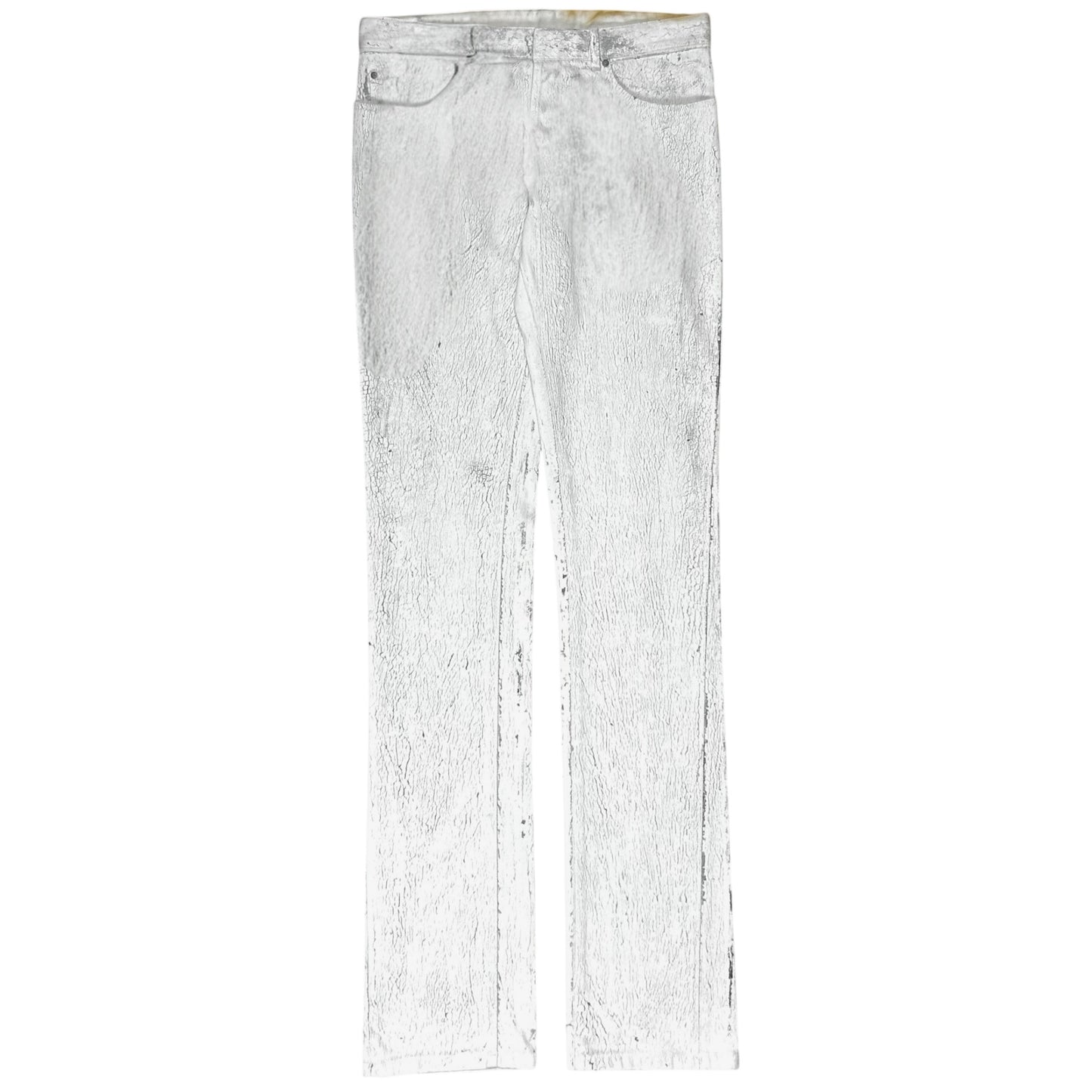 Balenciaga Cracked Optic Jeans - AW14