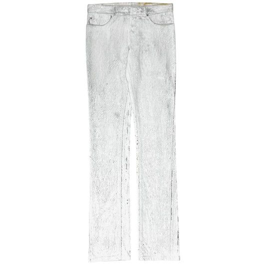 Balenciaga Cracked Optic Jeans - AW14