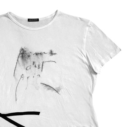 Ann Demeulemeester Aimer C'est Agir Print T-Shirt - SS22