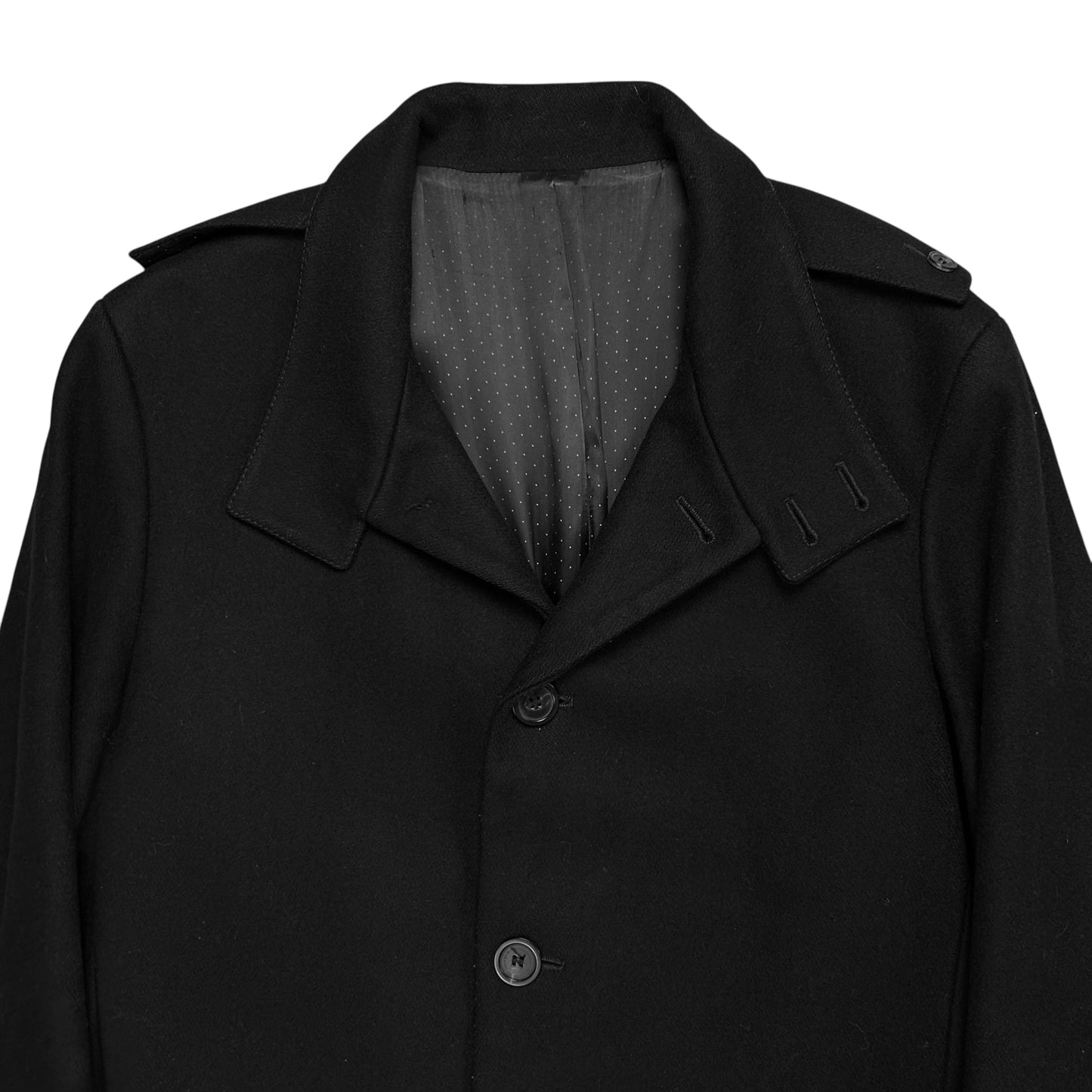 Givenchy Belted Military Wool Coat - AW11