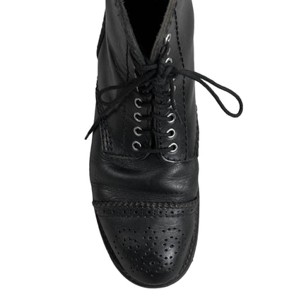 Comme des Garcons Homme Perforated Combat Boots