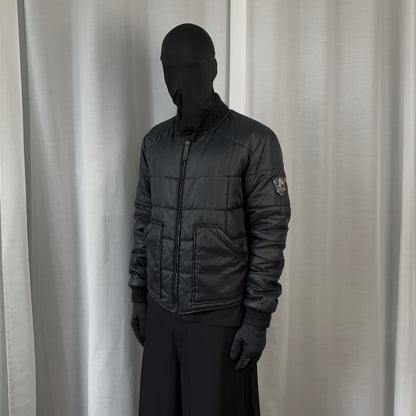 RAF by Raf Simons Sleeve Patch Quilted Bomber Jacket