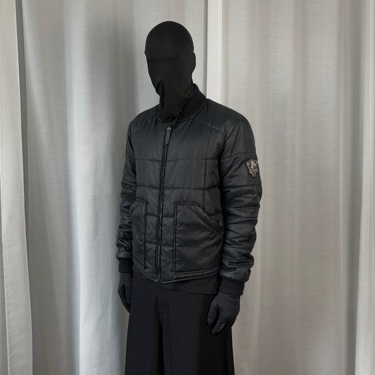RAF by Raf Simons Sleeve Patch Quilted Bomber Jacket