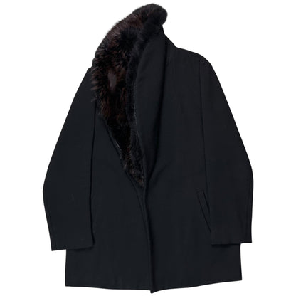 Maison Martin Margiela Fox Fur Collar Coat - AW07