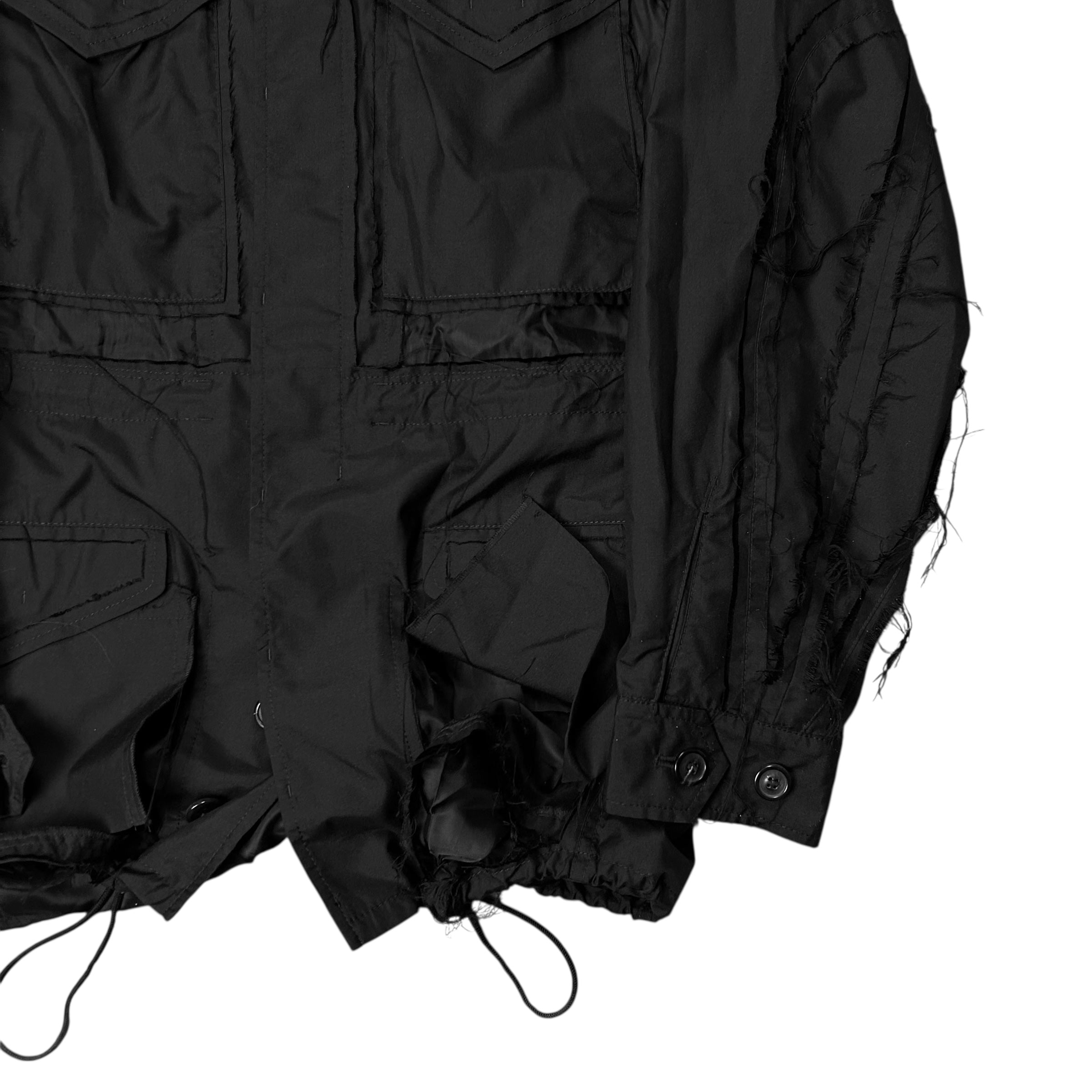 Maison Martin Margiela マルタン マルジェラ 本人07SS 3Dポケット ミリタリー ブルゾン ジャケット アウター 黒46 希少 名品 古着 正規品 Maison Martin Margiela マルタン マルジェラ 本人07SS 3Dポケット
