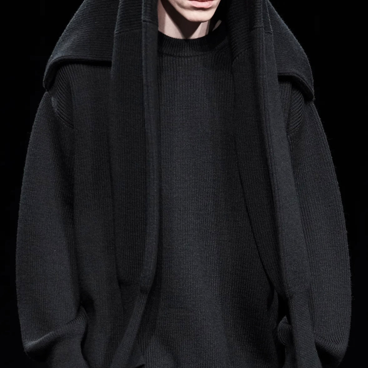 Balenciaga Double Sleeve Knit Sweater - AW20