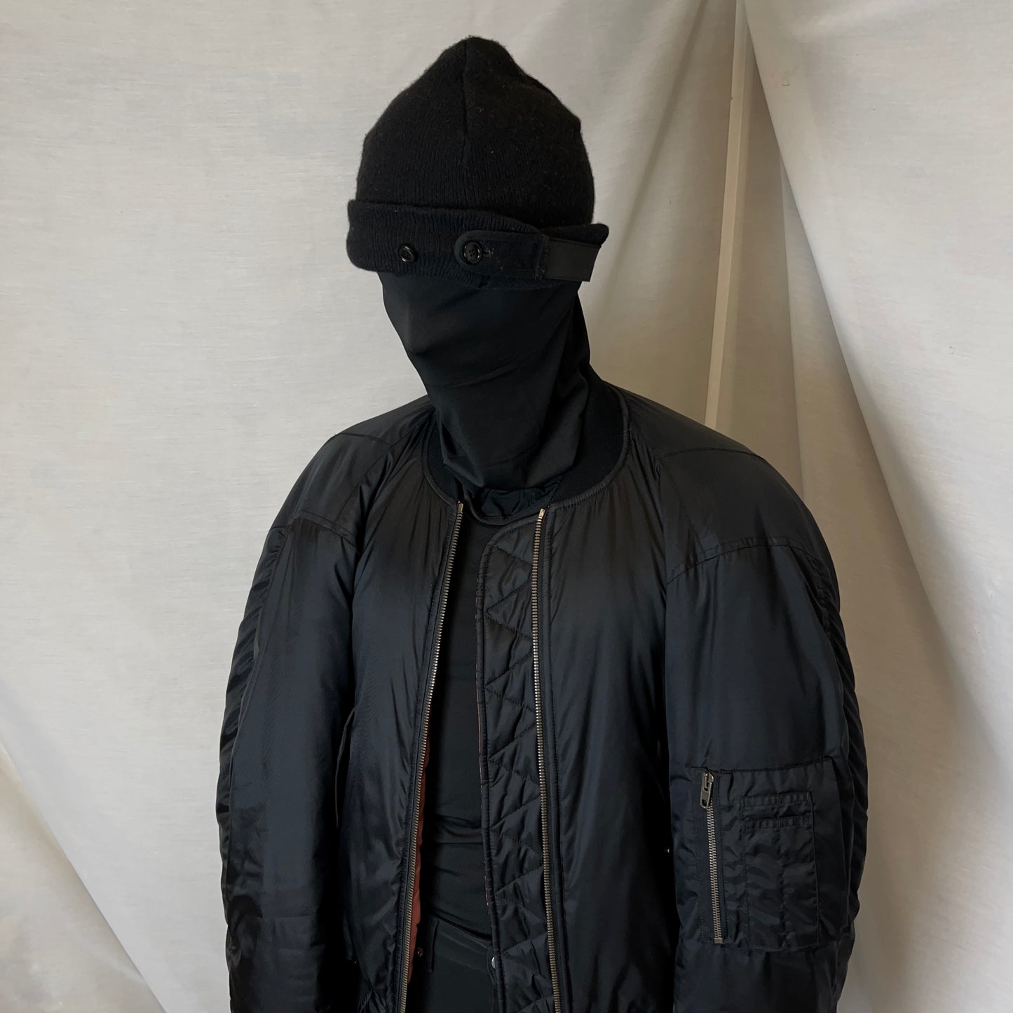 Raf Simons Button Strap Beanie - AW06