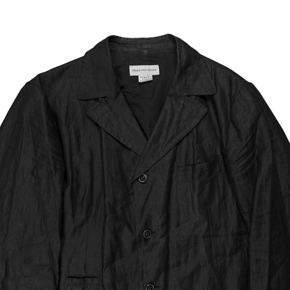 Dries Van Noten Overdyed Linen Blazer - 00s