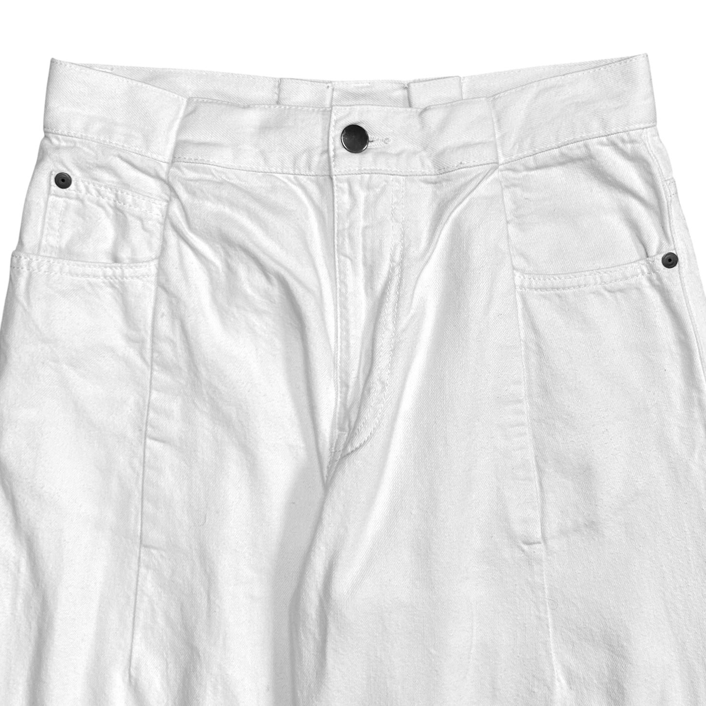 Maison Margiela Wide Deconstructed Waist Jeans - SS18