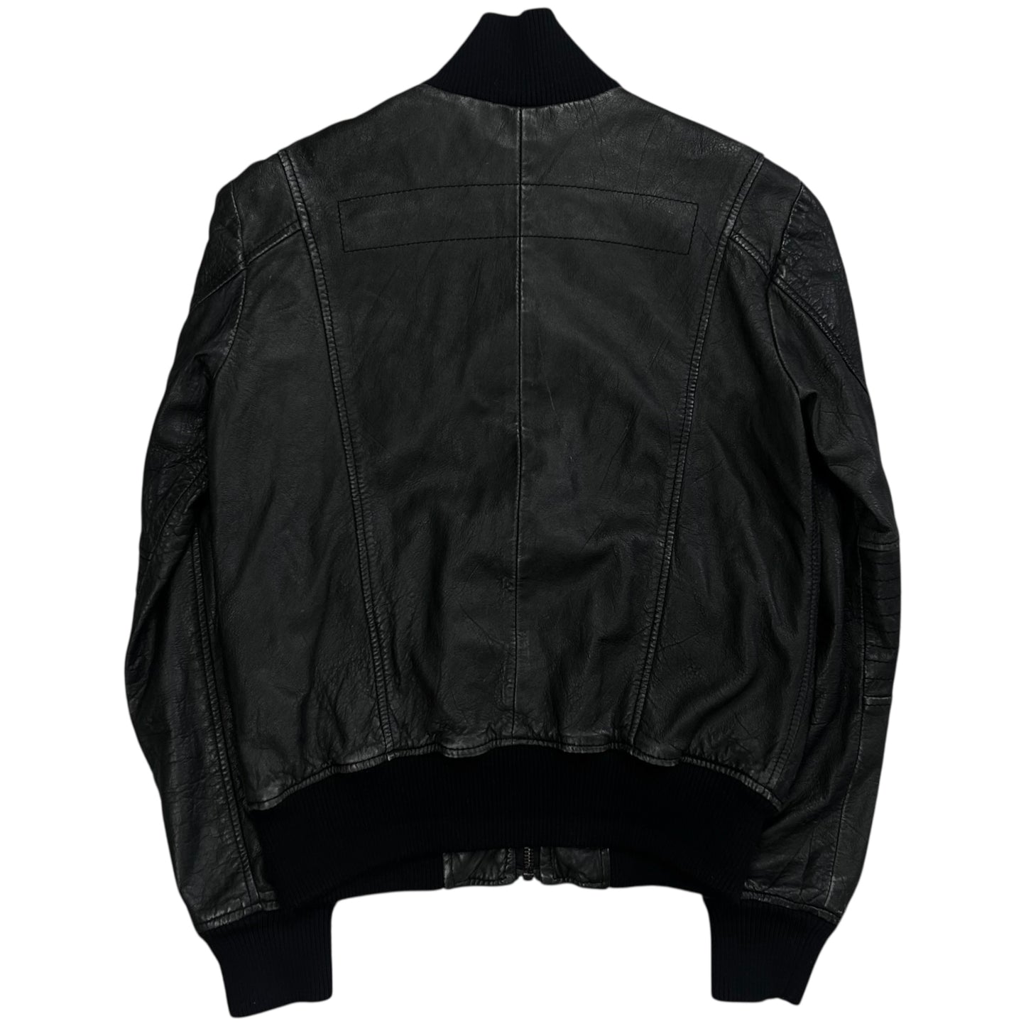 Dirk Bikkembergs Cargo Flight Leather Jacket