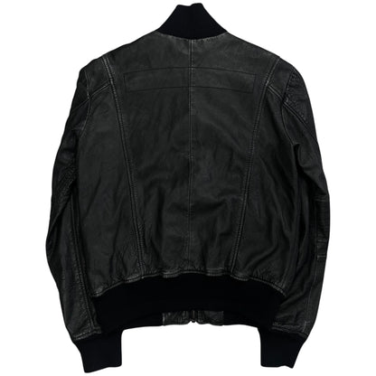Dirk Bikkembergs Cargo Flight Leather Jacket