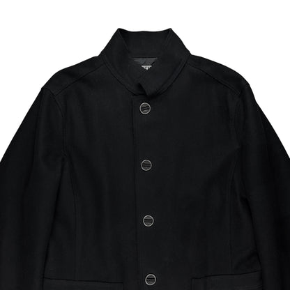 Dirk Bikkembergs Sleeve Belted Wool Coat