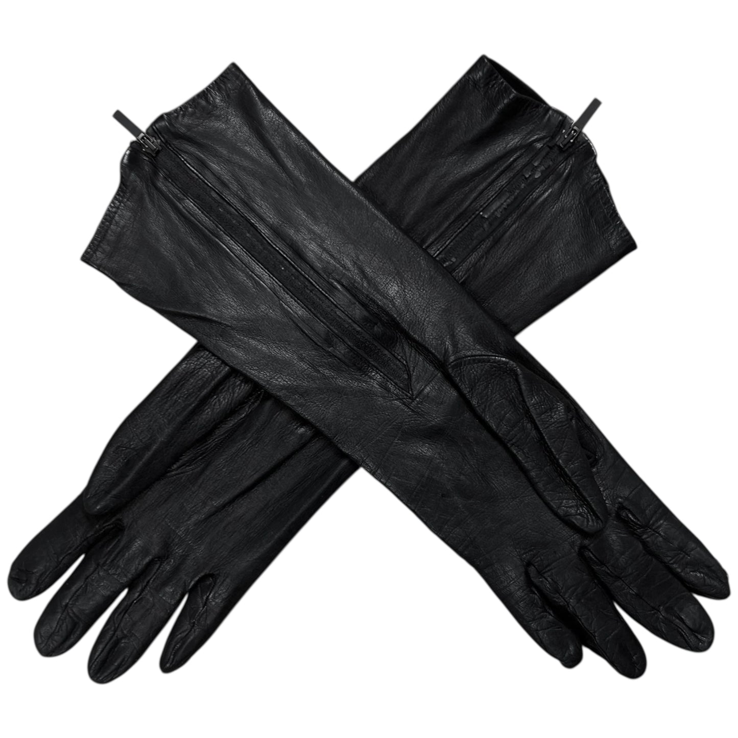 Balenciaga Dual Lamb Leather Zip Gloves - AW14