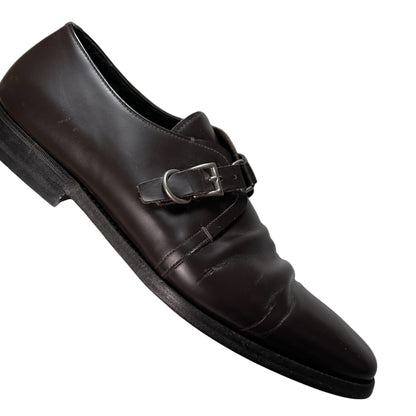 Prada Harness Belt Monk Strap Derbies