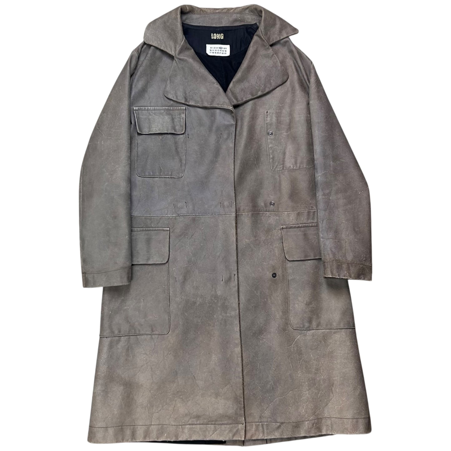 Maison Martin Margiela Leather Work Coat - AW03