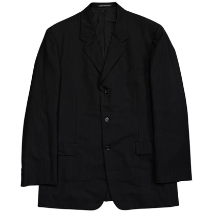 Yohji Yamamoto Costume D'Homme Boxy Pinstripe Sample Blazer - SS08