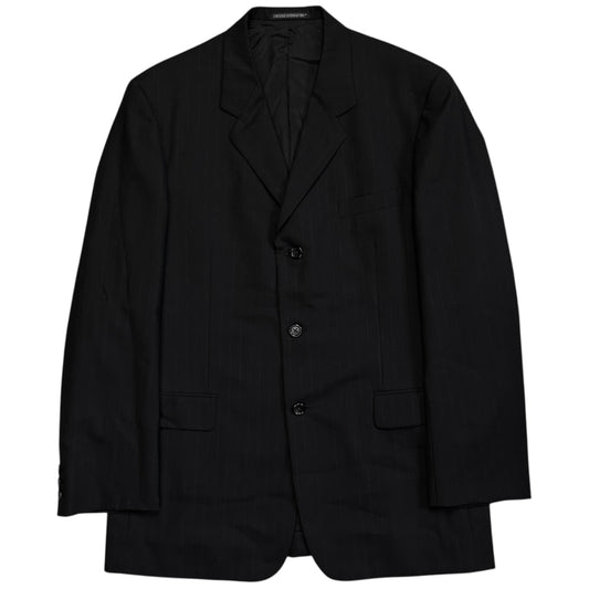Yohji Yamamoto Costume D'Homme Boxy Pinstripe Sample Blazer - SS08