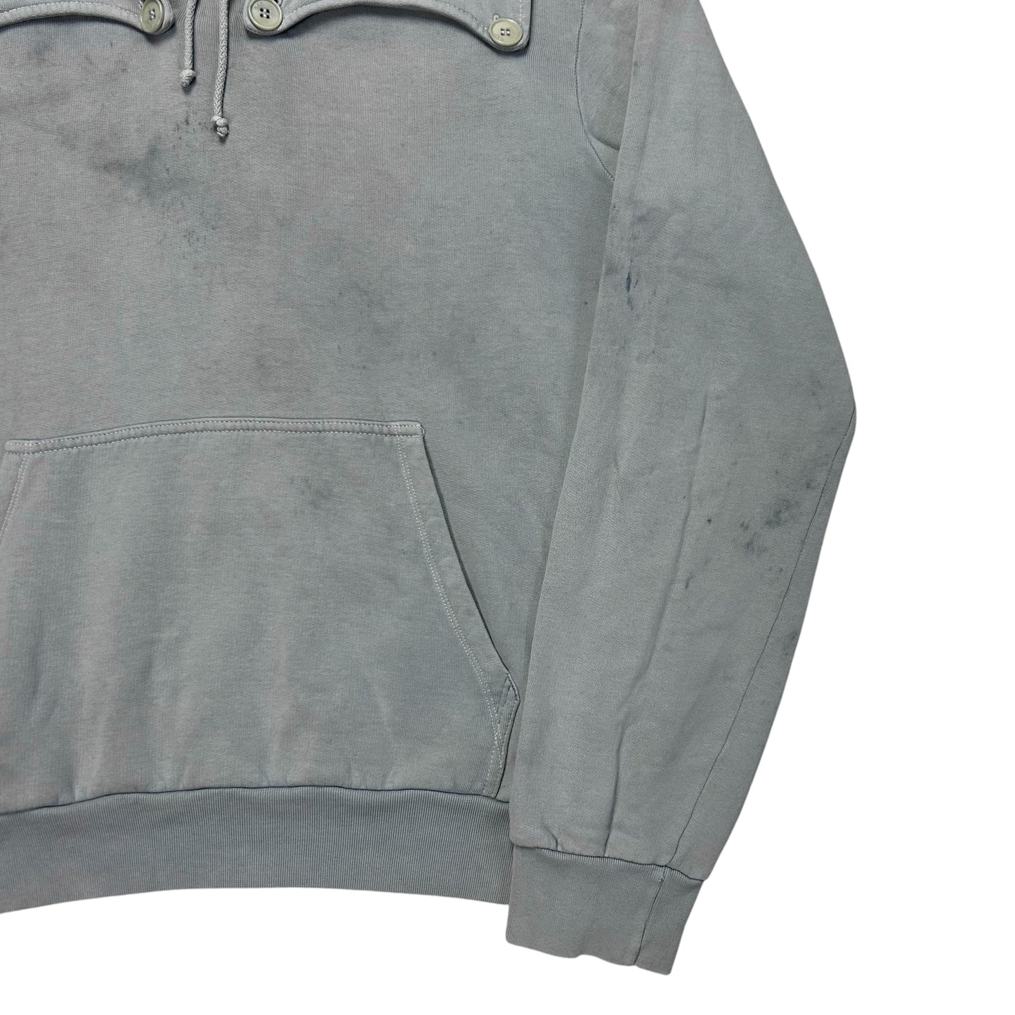 RAF by Raf Simons Washed Button Layer Hoodie