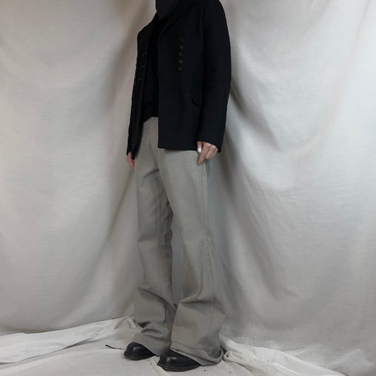 Raf Simons Bell Bottom Flared Work Pants - SS21