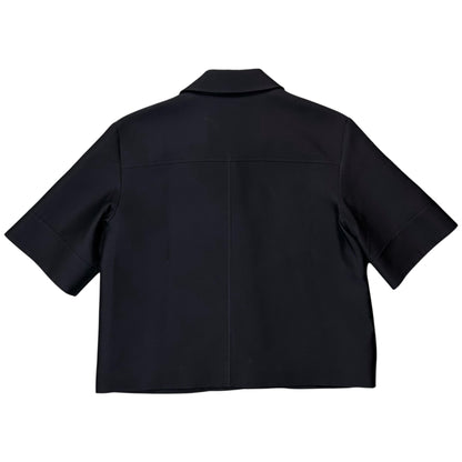 Jil Sander Cropped Silk Shirt Jacket - SS21