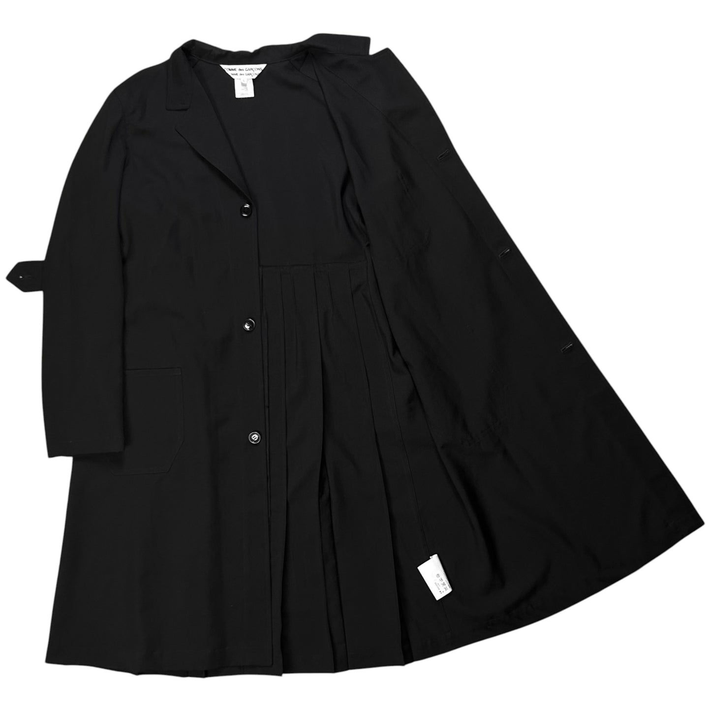 Comme des Garcons Back Pleated Belt Coat - SS04
