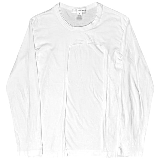 Comme des Garcons Shirt Layered Cut Out Longsleeve