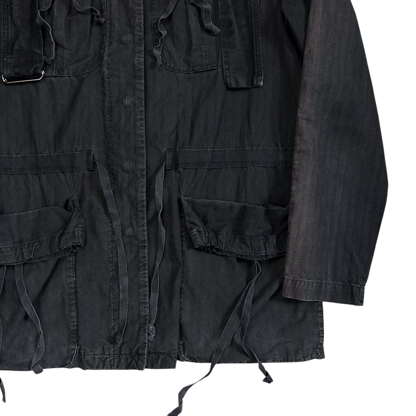 Maison Martin Margiela Belted Cargo Tassel Chore Jacket - SS05