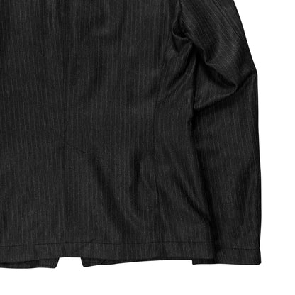 Dirk Bikkembergs Metal Clip Pinstripe Military Blazer