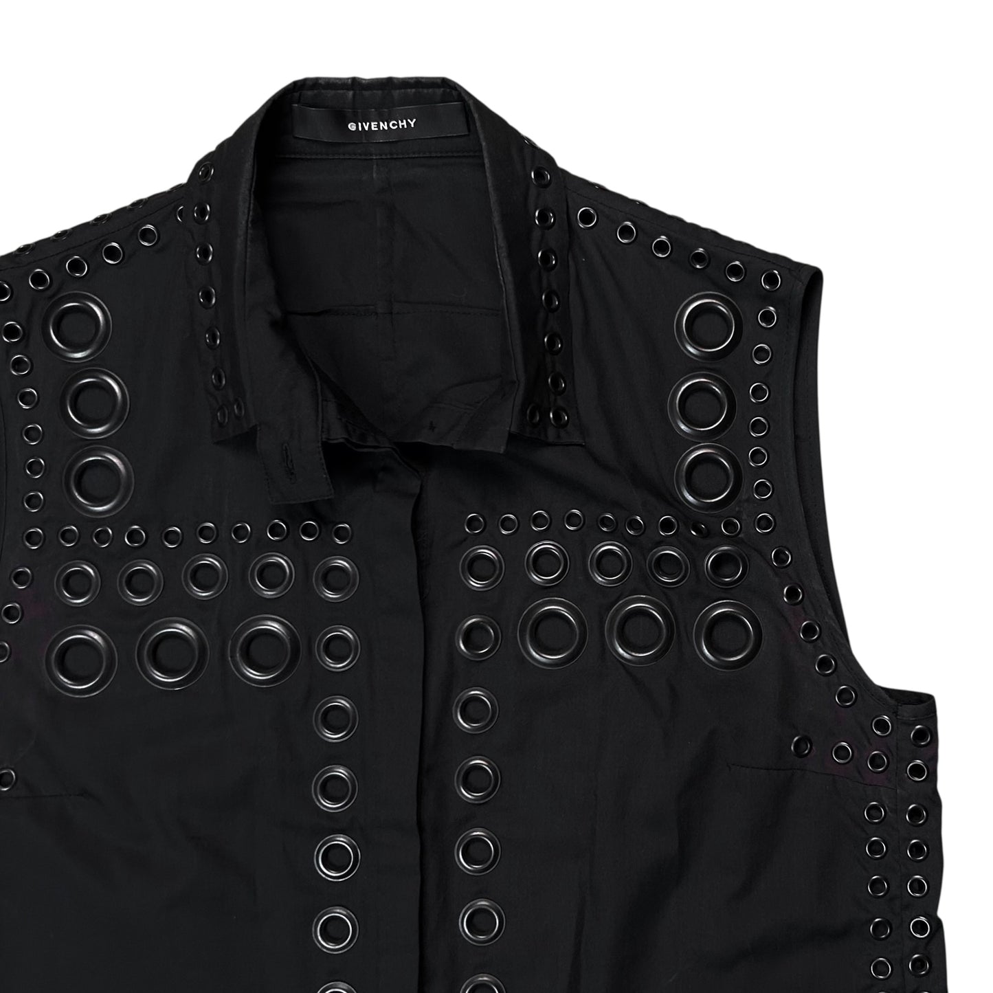 Givenchy Sleeveless Eyelet Shirt - SS11