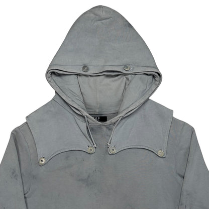 RAF by Raf Simons Washed Button Layer Hoodie