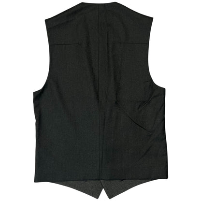 Dior Homme Contrasted Brushed Cashmere Waistcoat - AW12