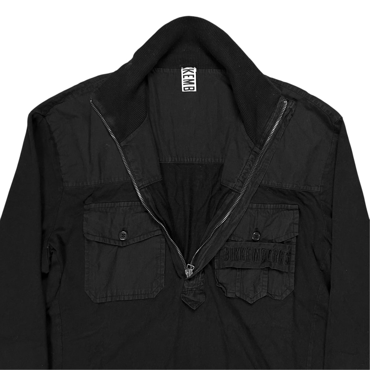 Dirk Bikkembergs Military Half Zip Top - AW07