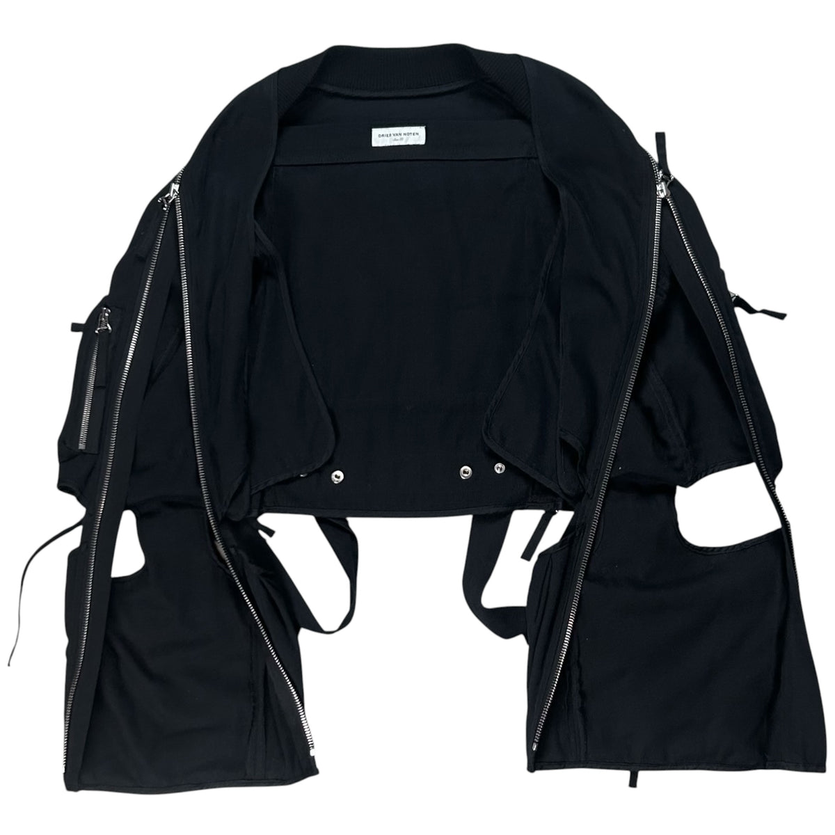 Dries Van Noten Multi Back Zip Bomber Jacket - AW14