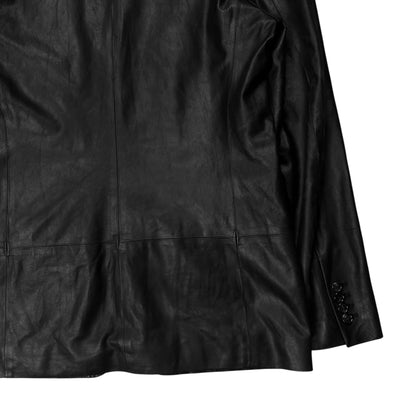 Ann Demeulemeester Leather Blazer