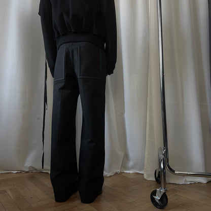 Jil Sander Contrast Back Pocket Work Trousers - AW19