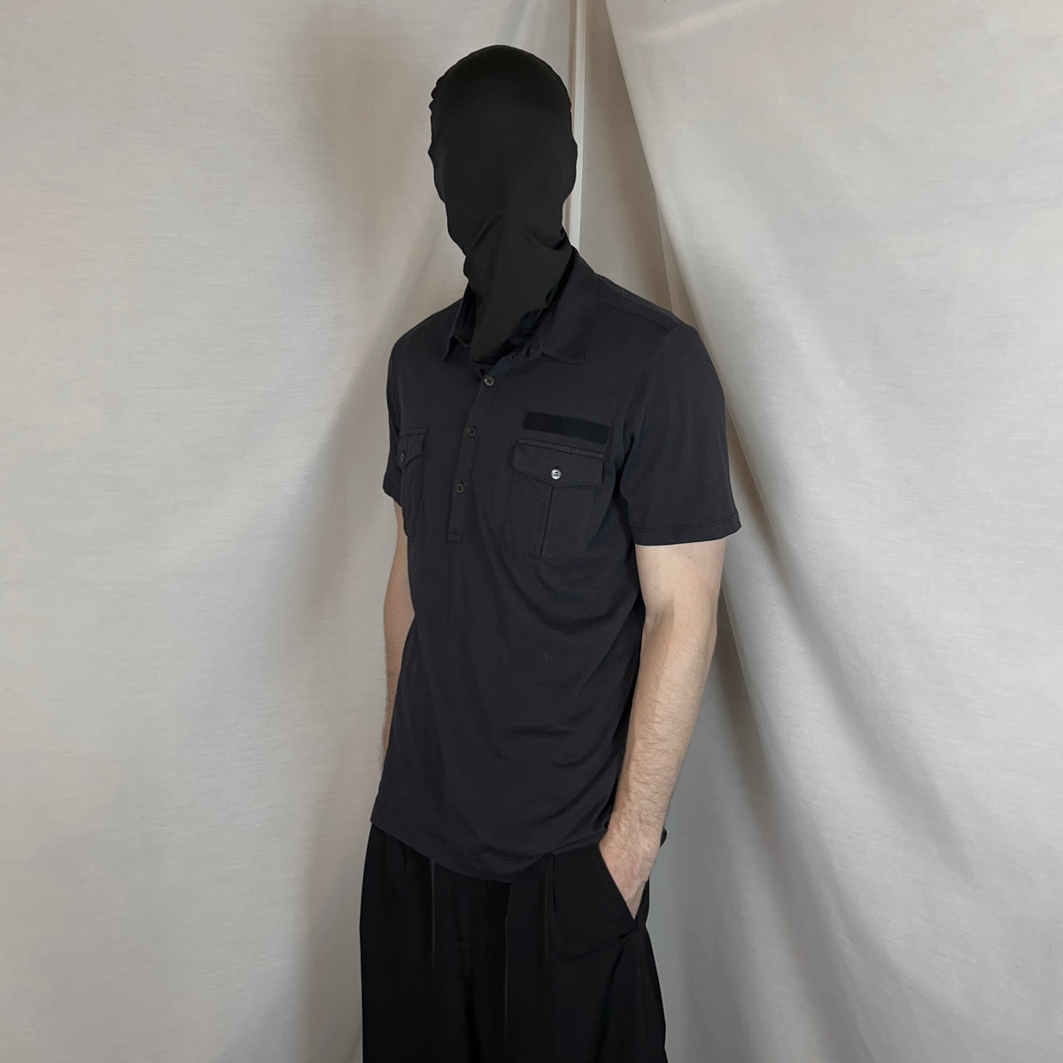 Dries Van Noten Velcro Patch Polo Shirt