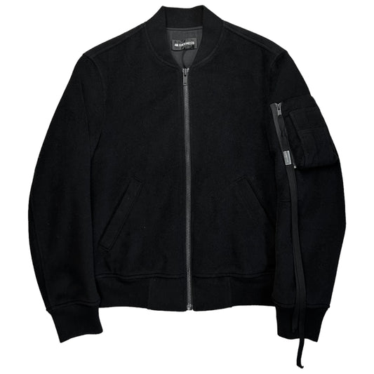 Ann Demeulemeester Andrea Wool Bomber Jacket - AW23