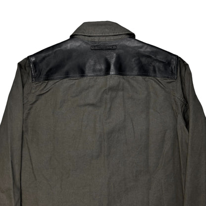 Prada Leather Panelled Work Jacket