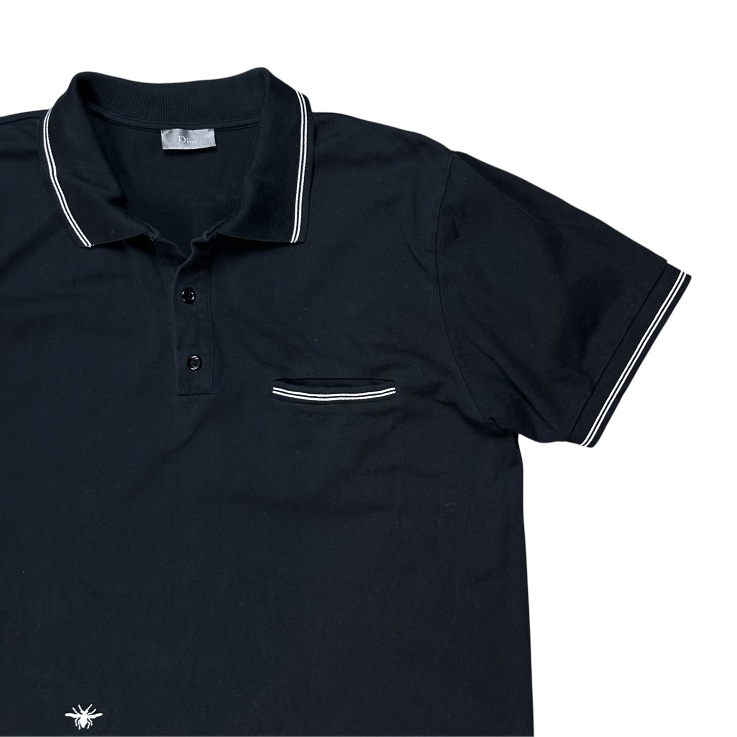 Dior Homme Bee Embroidery Polo Shirt - 00s