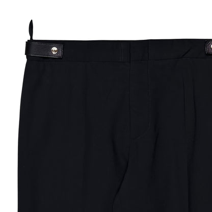 Gucci by Tom Ford Leather Waist Strap Trousers - 90s