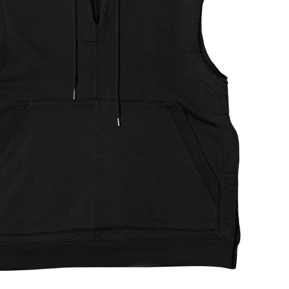 Dries Van Noten Hannema Side Buttoned Sleeveless Hoodie - AW24
