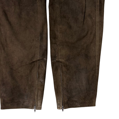 Jil Sander Suede Biker Pants - AW98